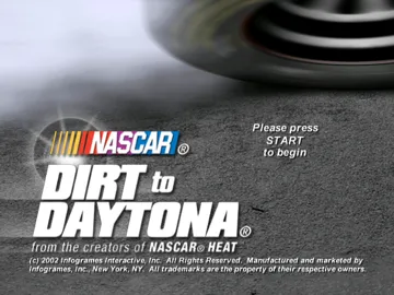 NASCAR - Dirt to Daytona screen shot title